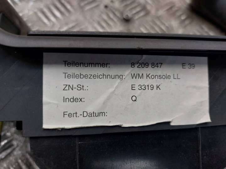 DÉCORS BAGUETTES DÉCORATIF ENSEMBLE CARTER POMMEAU DE VITESSE BMW E39 8211427 8211429