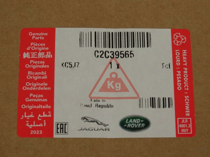 ORIGINALE RADIATEUR EAU LIQUIDE JAGUAR XK XJ F-TYPE 3.0SC 5.0V8 C2C39565