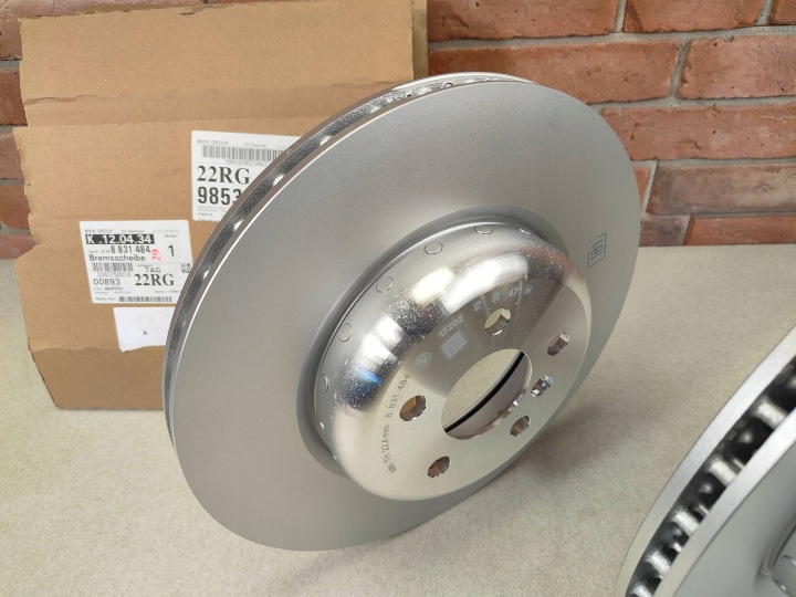 NOUVEAU DISQUES FREIN ARRIÈRE ARRIÈRE PAIRE OEM BMW G60 G61 G70 345X24 8831484