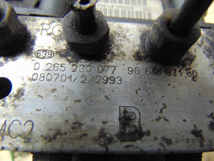 POMPE ABS CONTRÔLEUR CITROEN JUMPY 2007- 9661887180 1401260380 0265230077