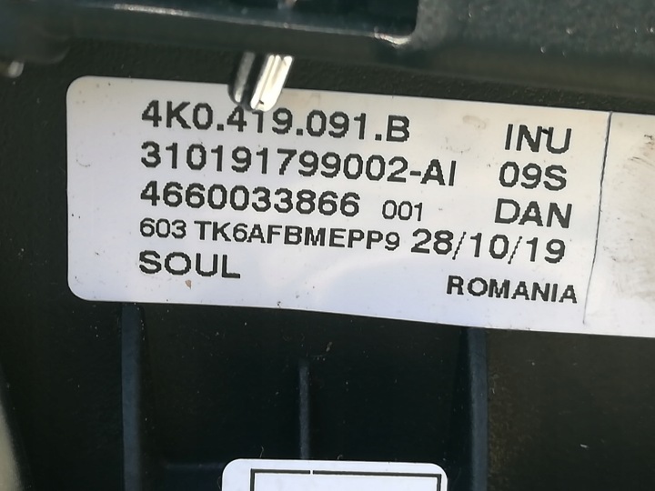 AUDI A6 A7 4K C8 COLONNE DIRECTION 4K0419502E