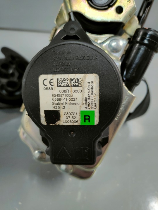 VW POLO 2G VI 6 CEINTURE DE SÉCURITÉ AVANT DROIT GAUCHE 2G2857706A 2G1857705A