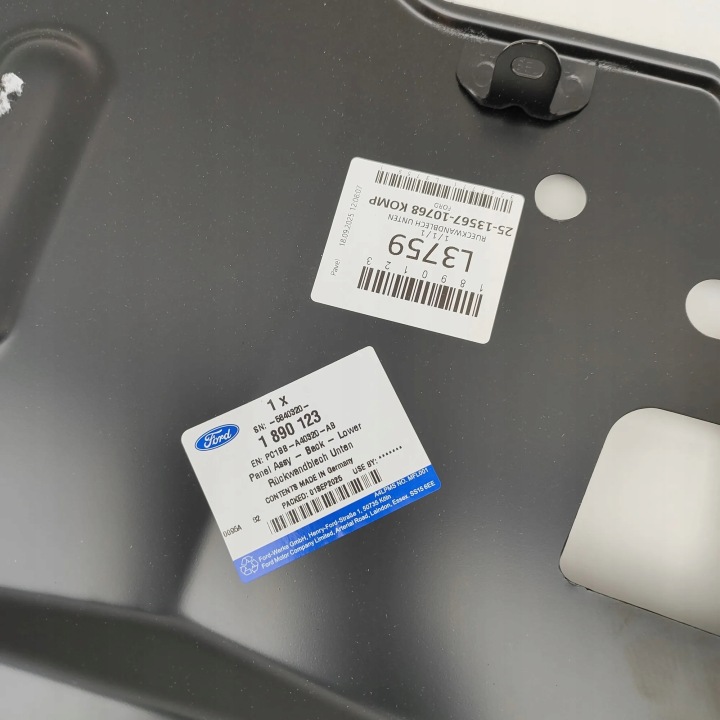 FORD FIESTA MK7 2008-2017 PANNEAU ARRIÈRE PAROI INTÉRIEURE 1890123