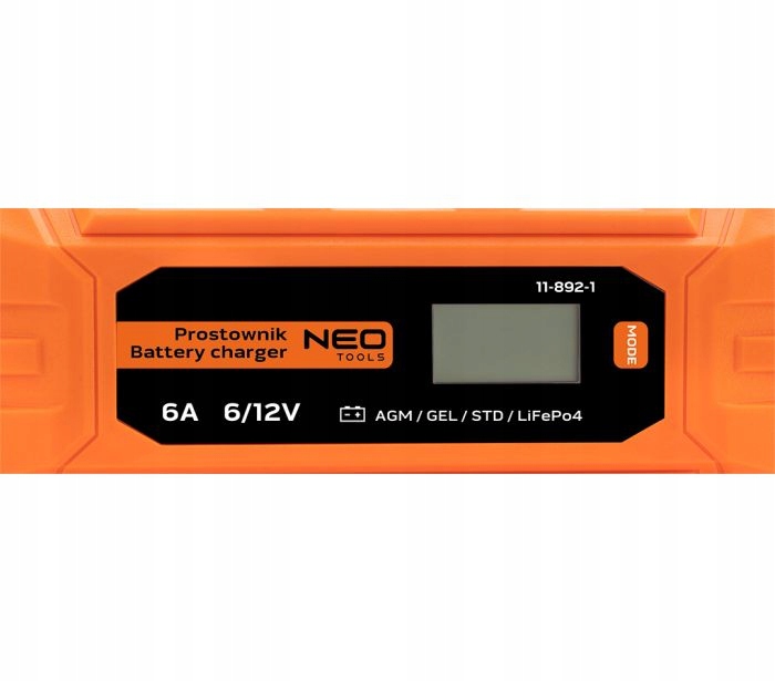 CHARGEUR AUTOMATIQUE 6A/100W, 3-150AH NEO 11-892-1 VERS ACCU KWASOWYCH