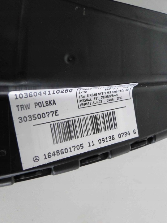 MERCEDES ML W164 164 LIFT COUSSIN LATÉRALE AIRBAG