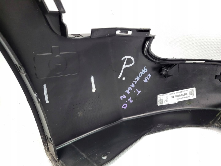 KIA SPORTAGE IV 4 LIFT 18- DOUBLURE SPOILER PARE-CHOCS ARRIÈRE 86612-F1550