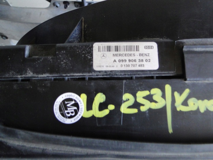 MERCEDES GLC 253 2.0 LIFT PANNEAU AVANT RENFORCEMENT RADIATEUR VENTILATEUR 850W
