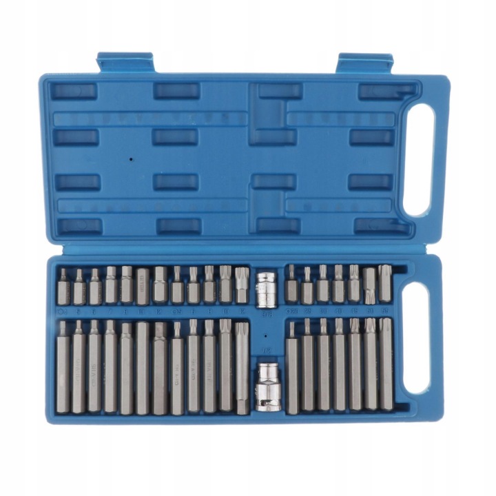 40X 1/4″ COLLECTEUR TORX SPLINE KIT BITOW NARZEDZIOWYCH ARGENTÉ