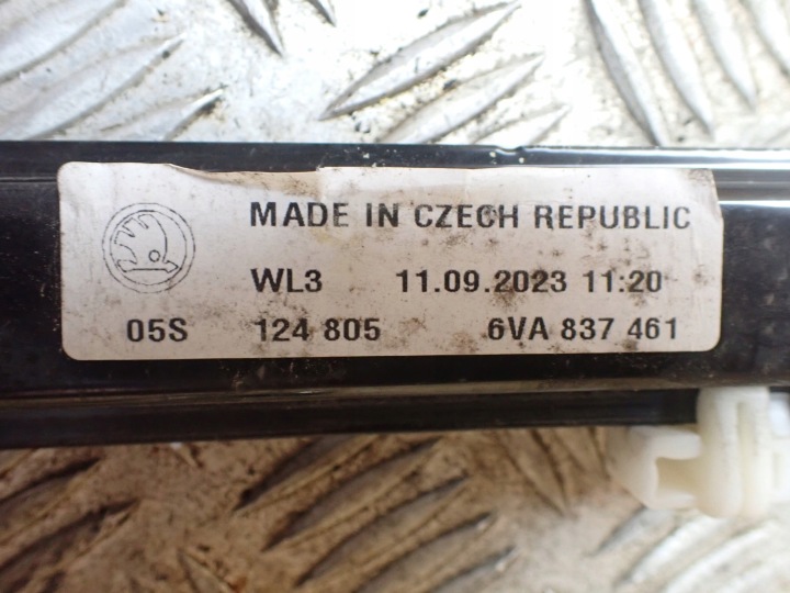 ÉLÉVATEUR VITRES GAUCHE AVANT SKODA FABIA IV 1.0 TSI 2023R 6VA837461 11703