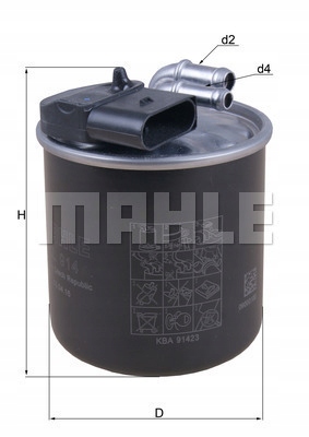 KNECHT FILTRE CARBURANTS MERCEDES MARCO POLO CAMPER W447 SPRINTER 3.5-T