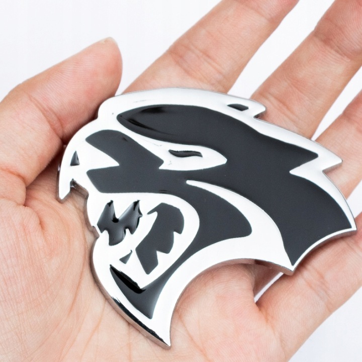 EMBLÈME INSIGNE LOGO DODGE HELLCAT 8,8*7,5CM