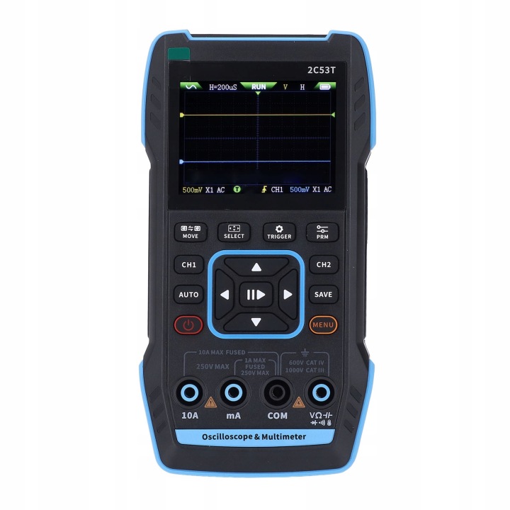 NUMÉRIQUE OSCYLOSKOP MULTIMETR 3 DANS 1 19999 QUANTITÉ 250 MS/S HANDHELD H2