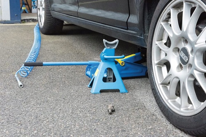 SUPPORTS KOBYLKI AUTOMOBILE SILVERLINE 3T STOJAKI ESSIEUX 2 PIÈCES (3 TONNES