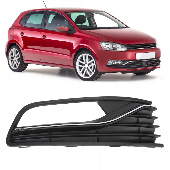 SWIATO ANTIBUÉE AVANT PARE-CHOCS CHROME GRILLE 6C0853666J ZC