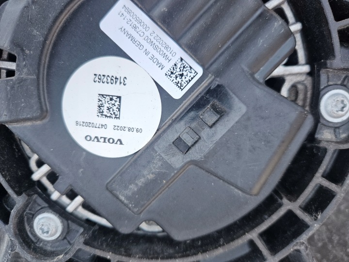 VOLVO V60 V90 XC60 XC90 CHÂSSIS VENTILATEUR 31493262