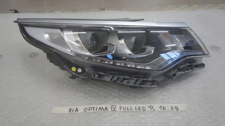 KIA OPTIMA 4 IV 15- DERECHA FARO PARTE DELANTERA COMPLETO DIODO LUMINOSO LED EUROPA 