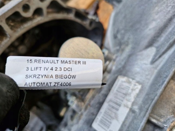RENAULT MASTER III 3 LIFT IV 4 2.3 DCI BOÎTE DE VITESSES AUTOMATE ZF4006