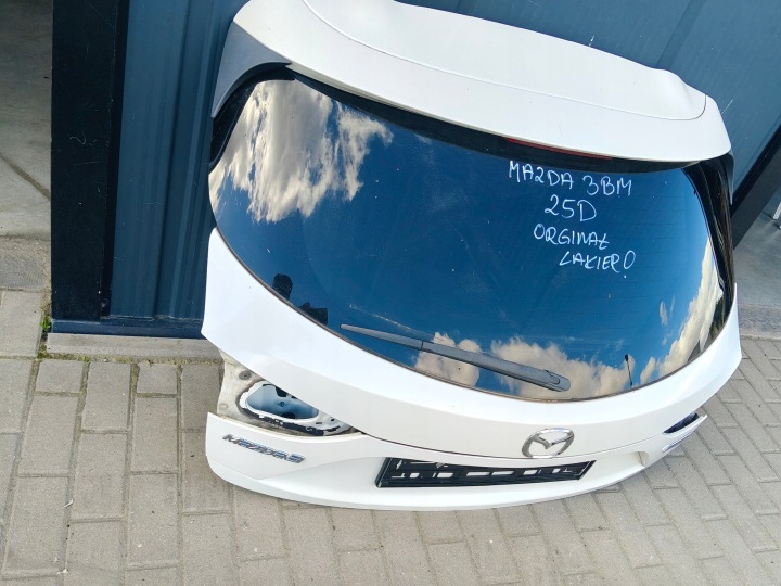 MAZDA 3 BM BERLINE COMPACTE COUVERCLES DE COFFRE COUVERCLES DE COFFRE BLANC 25D PEINTURE 13-17