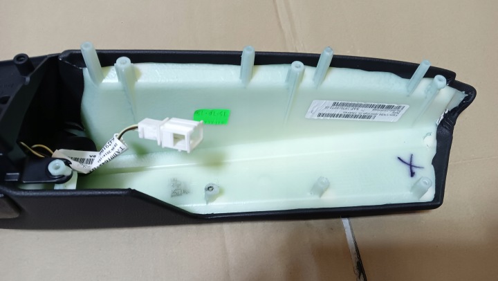 VW PASSAT B8 ACCOUDOIR PORTES CUIR ARRIÈRE GAUCHE 16R