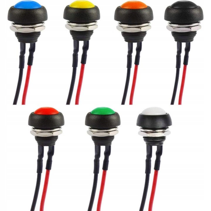COMMUTATEUR À BASCULE 12V LED RÉTROÉCLAIRÉ 20A 3-BIEGUNOWY KIT 8SZT