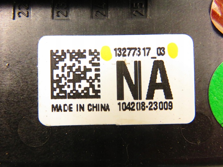 FUSIBLE OPEL INSIGNIA A (G09) 2.0 CDTI (68) A 20 DTJ 1327731703