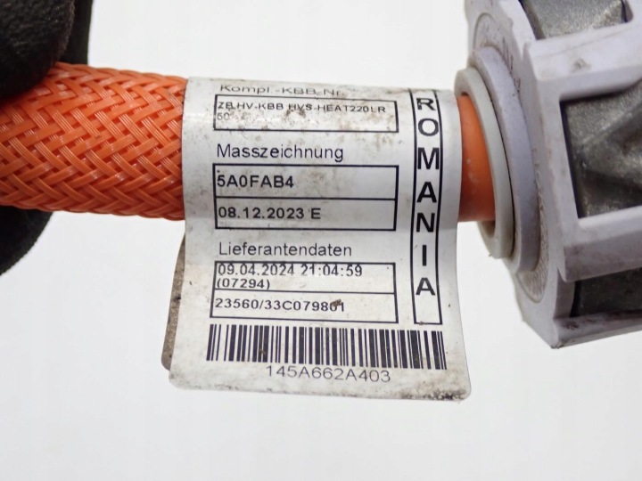 FAISCEAU DE CÂBLES INSTALLATION ÉLECTRIQUE HAUTE TENSION LADOWANIA BMW I4 G26 GRAN COUPÉ 24R