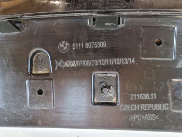 BMW I 1 F40 MODULE 19- DOUBLURE PARE-CHOCS AVANT AVANT 51118075309