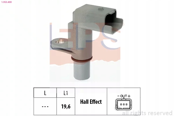 1-953-400 SENSOR POSICIÓN ROLLO ROZRZ. PEUGEOT 