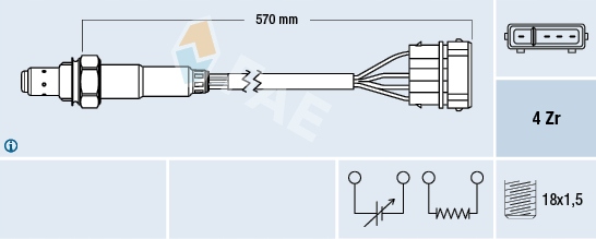 FAE 77239 FAE SONDA LAMBDA 