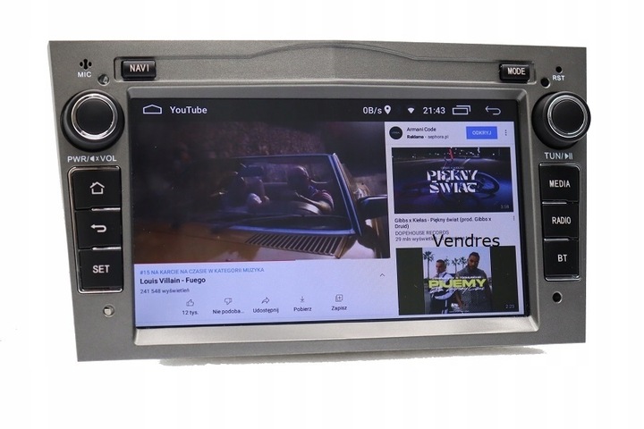 RADIO DE AUTOMÓVIL ANDROID OPEL VECTRA C ZAFIRA ASTRA H WIFI 