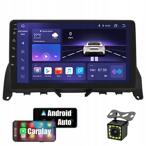 RADIO BT ANDROID MERCEDES GASOLINA C W204 S204 2/32GB 