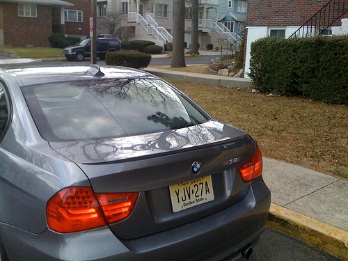 BMW 3 E90 SPOILER SPOILER SPOILER M3 REVÊTEMENT