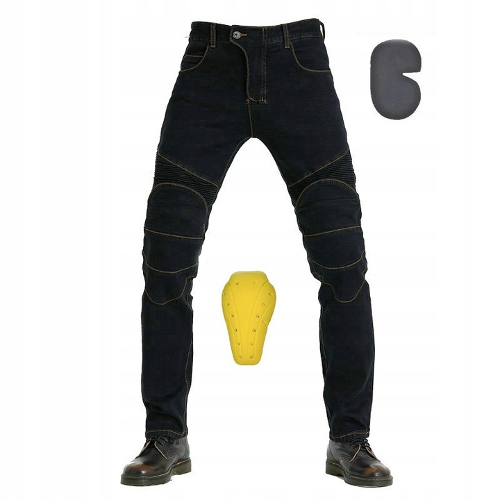 PANTALONES MOTOCICLETA BOJOWKI MESKIE JEANSY KEVLAR XXS-4XL 