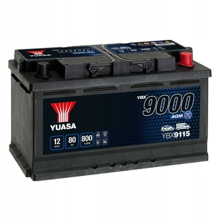 BATTERY ROZRUCHOWY YUASA YBX9115 