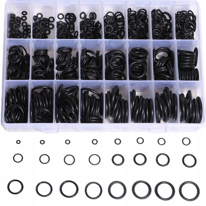 KIT 740 ORINGOW JOINTS ROZNYCH ROZMIAROW ORGANISEUR