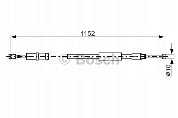 BOSCH CABLE FRENOS DE MANO 1 987 482 025 