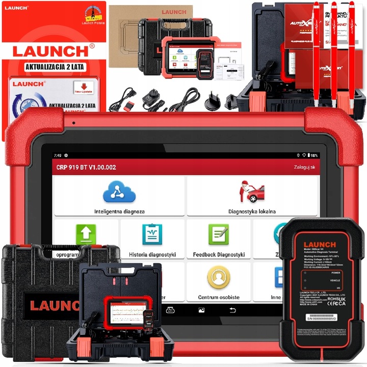 LAUNCH CRP919 X BT VERSIÓN X ROJO PRO 2023 