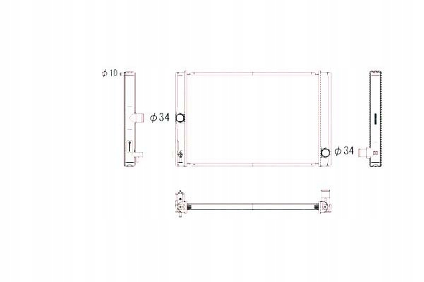 RADIATOR TOYOTA AURIS 1,4D4- 2,0D4-D 06- NRF photo 2 - milautoparts-fr.ukrlive.com