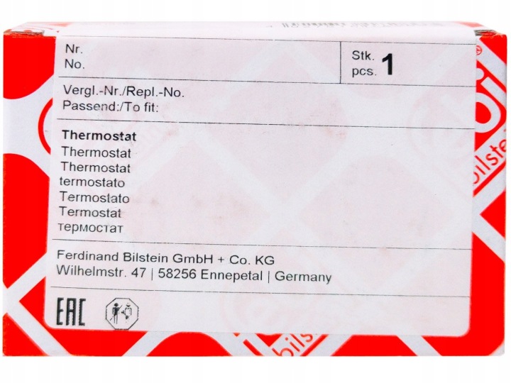 FEBI 28479 THERMOSTAT OPEL