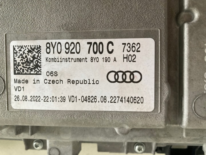 AUDI A3 8Y COMPTEUR ZEAGRY VIRTUAL 8Y0920700C
