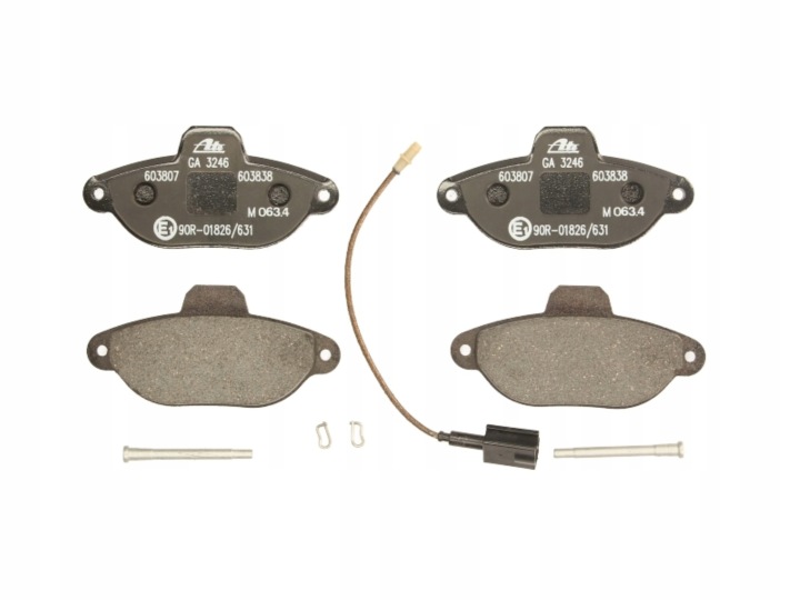 PLAQUETTES FREIN FIAT 500 1.2 LPG (312)