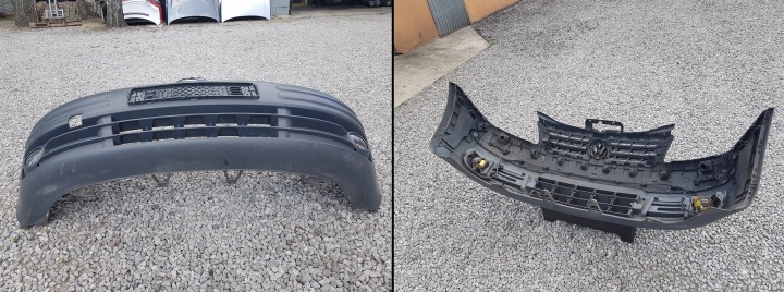 PARE-CHOCS AVANT COMPLET VW CADDY III 2004-2010 TRÈS EN BON ÉTAT