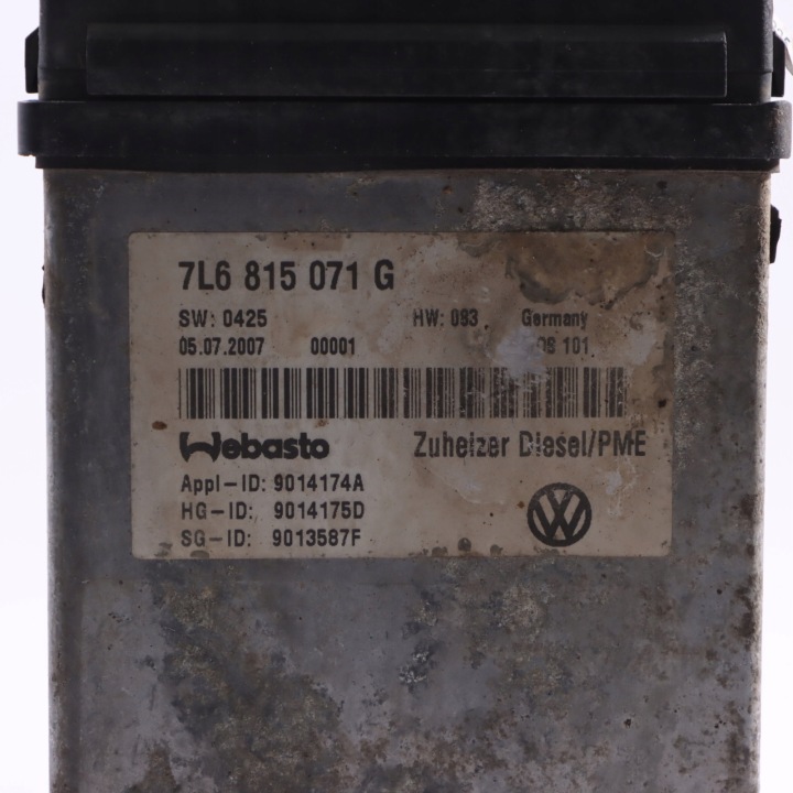 VW VOLKSWAGEN TOUAREG 7L 3.0 TDI WEBASTO CHAUFFAGE DE STATIONNEMENT 7L6815071G