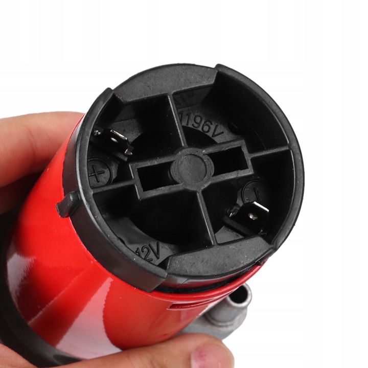 SIGNAL KLAXON PNEUMATIQUE TROMPETTE AVERTISSEUR SONORE 12V