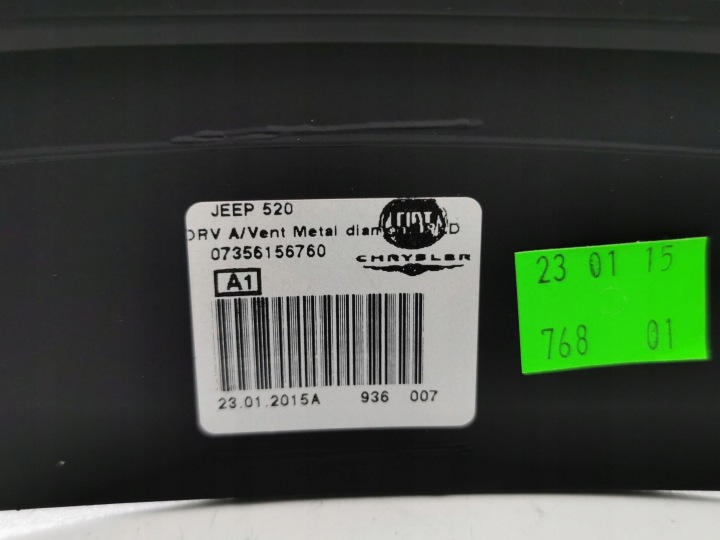JEEP RENEGADE 2015 MOULURE DÉCORATIVE TABLEAU DE BORD 07356156760