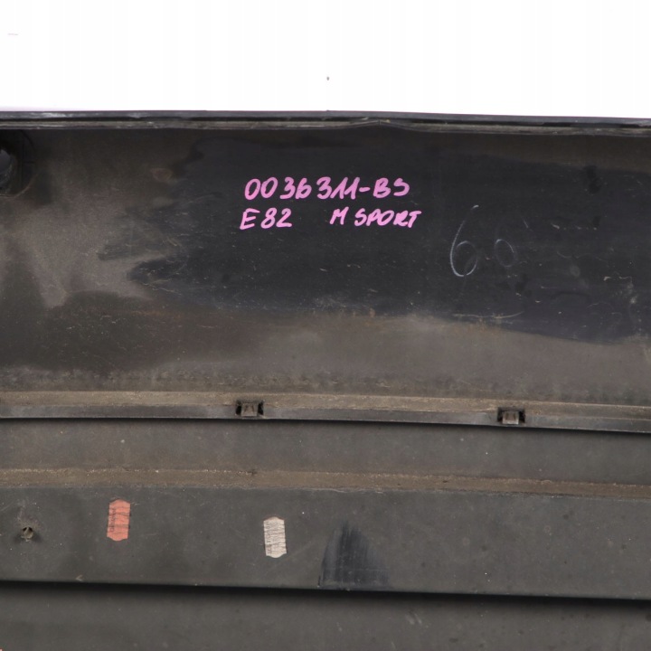 BMW E82 E88 PARE-CHOCS ARRIÈRE ARRIÈRE M SPORT NOIR