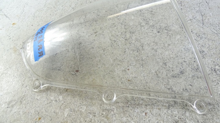 P649 HONDA CBR 600 RR PC37 VITRE DÉFLECTEUR D'AIR PROTECTION