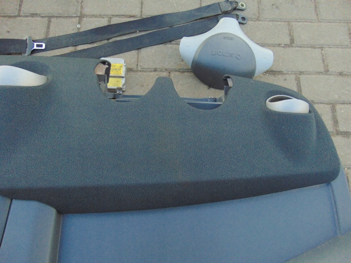 KIT AIRBAG CONSOLE COURROIES COUSSINS SMART FORFOUR I 454 2004R- EUROPE