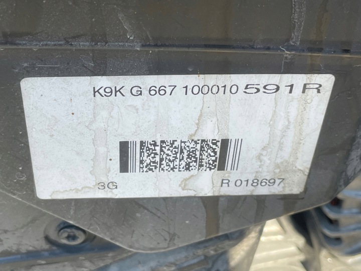 MOTEUR DACIA DUSTER II RENAULT 1.5 DCI K9KG667