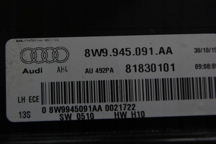 GD AUDI A4 B9 LIFT ARRIÈRE COUVERCLES DE COFFRE PHARES UNIVERSEL LY9T